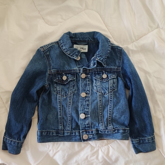 Baby Gap Disney Jean Jacket Mickey Mouse Denim Limitd Edition - Picture 4 of 6